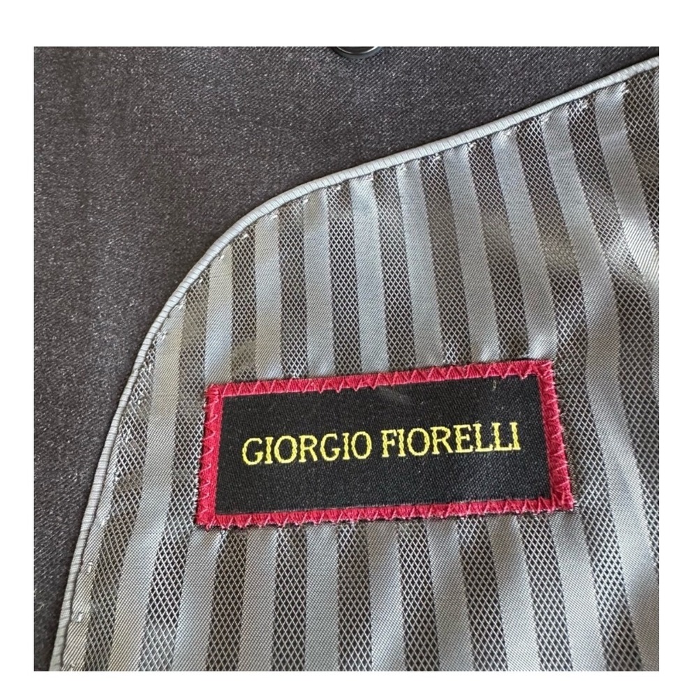 Giorgio Fiorelli Blazer Charcoal Grey 2 Button Single Vent Jacket Business 36R - Picture 4 of 6